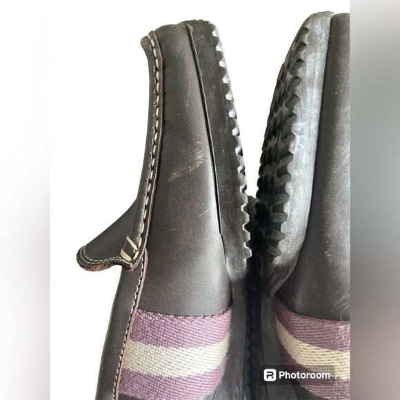 Bally Of Switzerland Delos Chocolate Brown Driving Loafers Size 37.5 - Picture 7 of 11